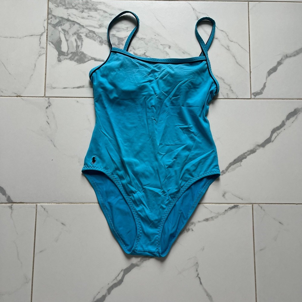 Vintage polo Ralph Lauren one piece swimsuit size medium